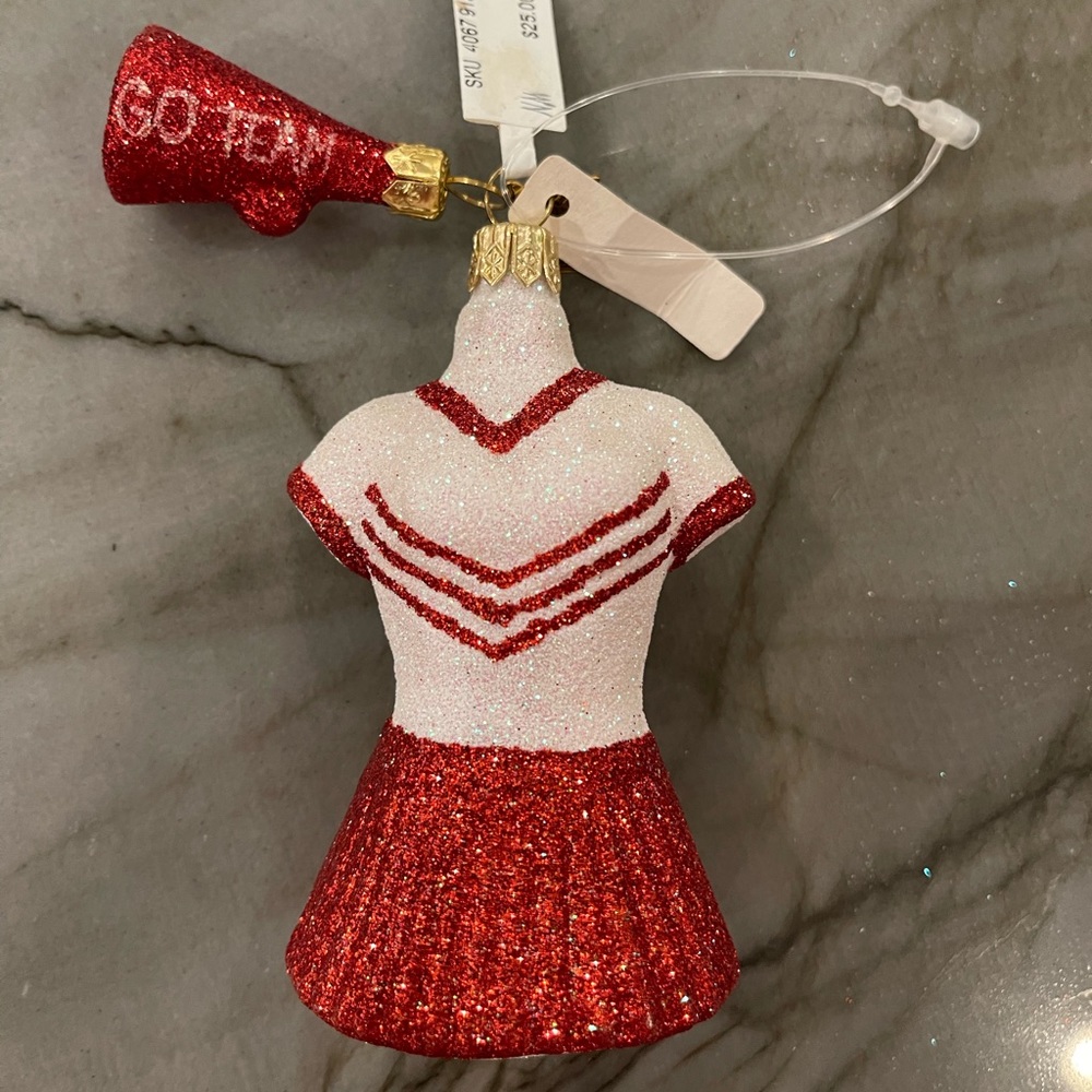 COPY - Cheerleading ornament from Neiman Marcus